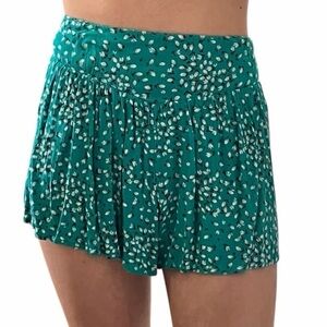 Billabong Teal Turquoise Wave Walk Flowy Shorts Size Medium